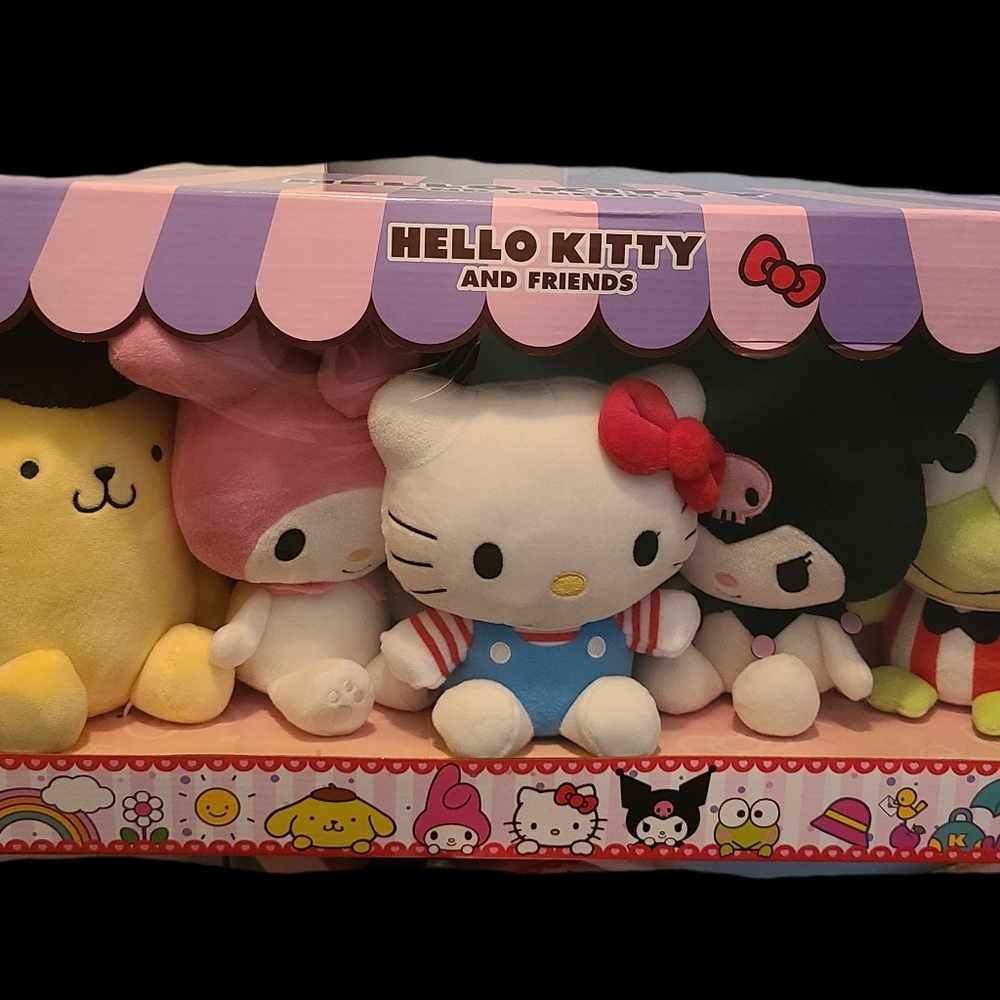 New, Unopened 8-inch SANRIO Plushies